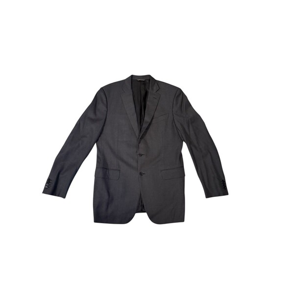 Trussini Men's 54 Black 100% Wool Blazer - Picture 1 of 7